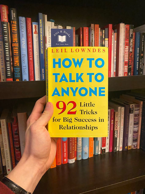 If you're looking to enhance your communication skills and make meaningful connections, I highly recommend "How to Talk to Anyone" by Leil Lowndes. This insightful book offers practical tips and strategies for improving your conversational abilities in various social situations. Lowndes provides valuable insights on body language, conversation starters, and building rapport, making it an indispensable guide for anyone seeking to become a better communicator. Big Talk, Contemporary Books, Leadership Management, Self Development Books, Take The Stairs, How To Talk, Business Entrepreneurship, Entrepreneur Motivation, Self Help Books