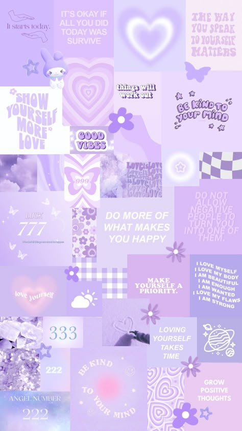 #myfirstshuffle #aesthetic #purple #pastel #pastelpurple #purplemoodboard #purplecollage #purplewallpaper #purpleaesthetic #wallpaper #motivation #positive #positiveenergy Preppy Aesthetic Wallpaper, Purple Butterfly Wallpaper, Light Purple Wallpaper, Purple Aesthetic Background, Iphone Wallpaper Preppy, Pink And Purple Wallpaper, Whatsapp Wallpaper Cute, Iphone Wallpaper Classy, Pretty Wallpapers Tumblr