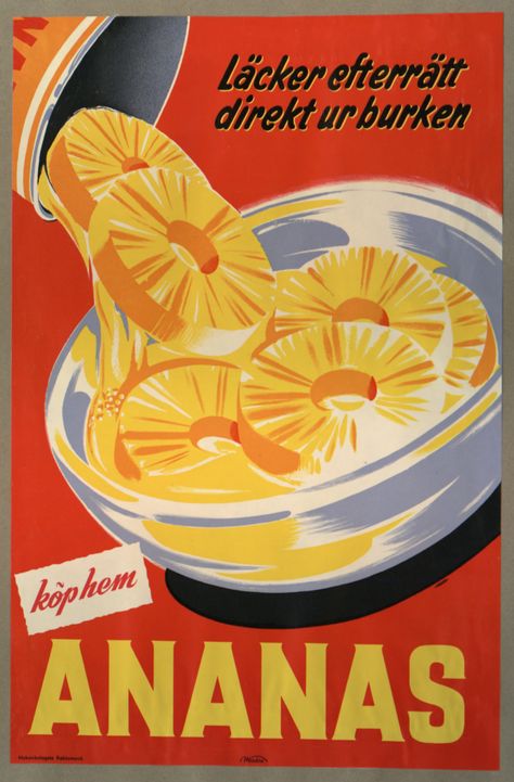 vintage Ananas tinned pineapple advertisement Vintage Pineapple Illustration, Vintage Packing, Pineapple Icon, Pineapple Illustration, Chungking Express, Pineapple Graphic, New Zealand Food, Pineapple Party, Pineapple Parties