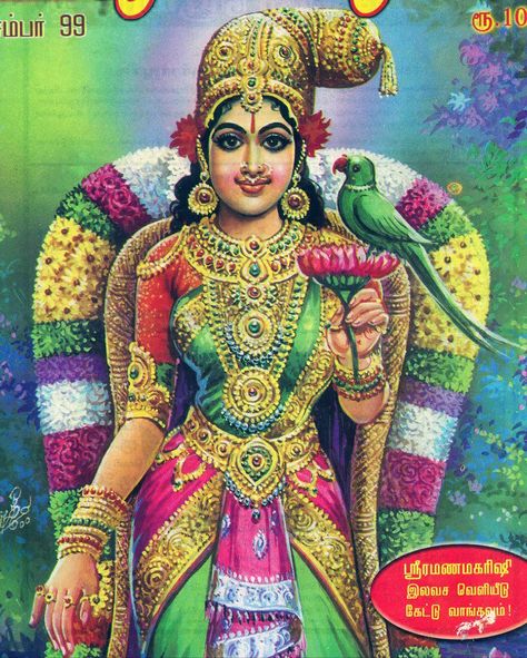 Meenakshi Amman Drawing, Godha Devi, Devullu Photos, Goda Devi, Lord Perumal, Meenakshi Amman, Tripura Sundari, Colorful Animal Paintings, Devi Images