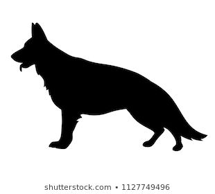 German Shepherd Silhouette Tattoo, German Shepherd Logo, Police Appreciation Gifts, Handshake Logo, German Shepherd Tattoo, German Shepherd Silhouette, Skeleton Silhouette, Shepherd Silhouette, Silhouette Head