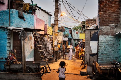 Indian Slums, Slum Area, Rama Lord, Shanty Town, Camino Real, Glastonbury Festival, Ap Art, Running Water, World View