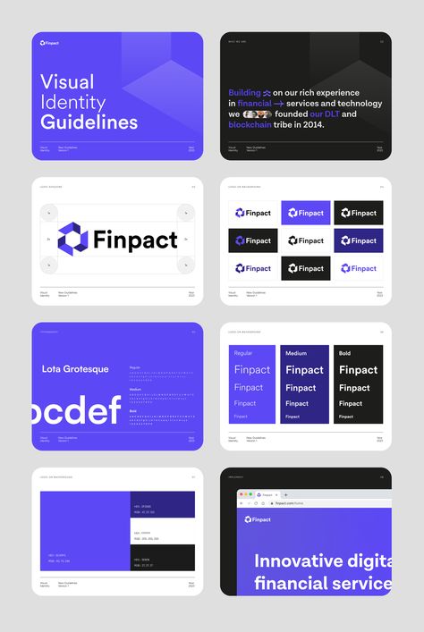 What We Offer Design, Corporate Brand Identity Design, Finance Brand Identity, Design System Branding, Venture Capital Branding, Power Point Design Ideas, Finance Logo Design, Purple Branding, Webpage Design Layout