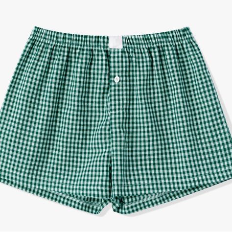 Never Worn. Size Xl But Run Small Boxer Shorts For Women, Womens Boxer Shorts, Plaid Boxers, Womens Boxer, Pajamas Shorts, Cute Lounge, Summer Sleepwear, Y2k Cute, Summer Plaid