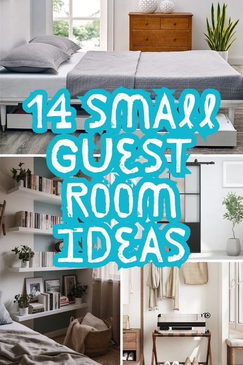 Hosting guests in a small space? Don’t let limited square footage hold you back from creating a warm, inviting retreat! With a bit of creativity, you can turn even the tiniest room into a cozy guest sanctuary. From vertical storage and Murphy beds to light colors and under-bed storage, these 14 small guest room ideas will help you maximize space without sacrificing comfort. Plus, you’ll love how these tips make the room versatile for work or relaxation when guests aren’t around! Guest Room Ideas For Small Rooms, Small Guest Room With Murphy Bed, Guest Room Storage Combo, Guest Room Nook, Mini Guest Room, Small Guest Room With Desk, Murphy Bed Decorating Ideas, Guest Room With Sofa Bed Ideas, Multi Use Guest Room Ideas