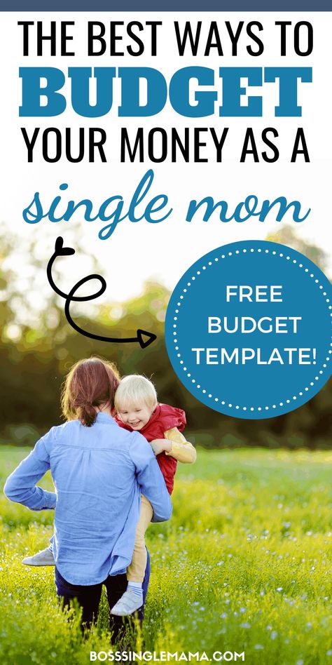 Learn how to make a single mom budget and master your finances! Get your budget on track and stop being broke with this step by step budgeting guide! #singlemombudget #budgetingtips #howtobudget Single Mom Finances, Low Income Budgeting, Single Mom Budget, Single Mom Help, One Income Family, Single Mom Tips, Budget Guide, Budget Template Free, No Spend Challenge