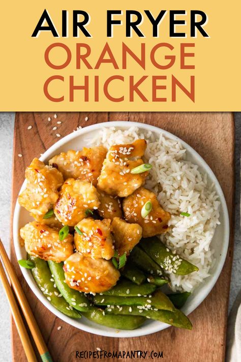 Try this quick and delicious Air Fryer Orange Chicken! Tender, juicy chicken with a crispy coating, all tossed in a flavorful orange sauce that’s both sweet and tangy. Ready in just 15 minutes, this recipe is perfect for busy weeknights or a speedy lunch. Plus, cooking in the air fryer means less oil and a healthier version of your favorite takeout. #AirFryerRecipes #OrangeChicken #QuickMeals #EasyDinners #15MinuteMeals #HealthyRecipes #WeeknightDinner #airfriedchicken Air Fryer Orange Chicken, Egg Recipes For Lunch, Weight Watchers Crock Pot Recipes, Vegetarian Slow Cooker Recipes, Easy Main Dishes, Chicken Tender, Air Fried Chicken, Orange Sauce, Air Fryer Healthy