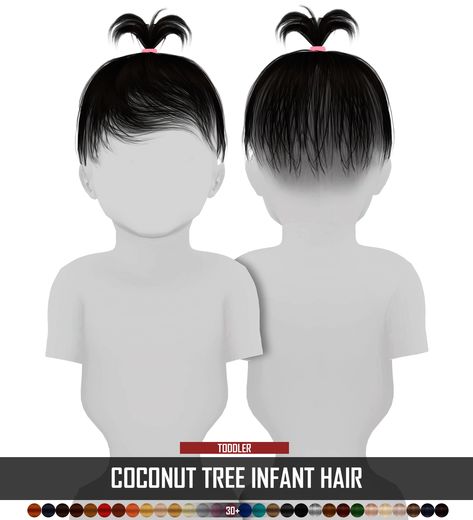 Redhead Sims CC Toddler Hair Sims 4, Toddler Cc Sims 4, Lotes The Sims 4, Infant Hair, Sims 4 Tsr, Sims Baby, Die Sims 4, Sims 4 Cc Kids Clothing, The Sims 4 Pc