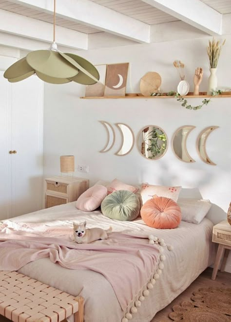 Pink Room With Gold Accents, Home Is Not A Place, Pastel Bedroom, Decorating Bedroom, Pastel Room, Pinterest Room Decor, Cute Bedroom Decor, Redecorate Bedroom, Cozy Room Decor