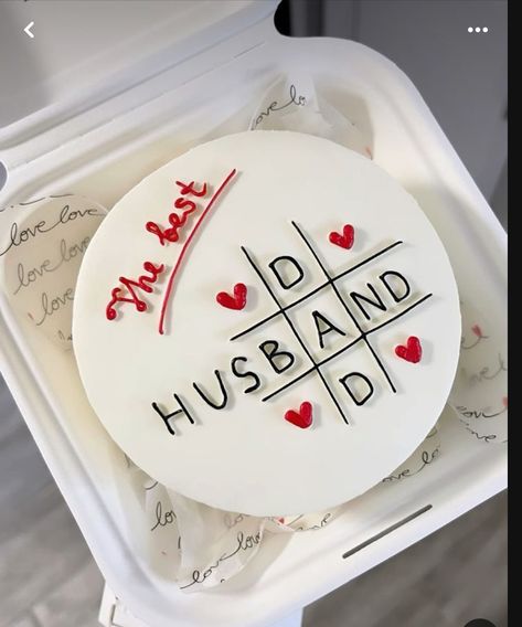 I Love You Cake For Him, Husband And Dad Birthday Cake, Husband Dad Cake, Birthday Cakes For Husband Romantic, Birthday Cakes For Husband, Husband Birthday Cake, Cake For Father, Simple Anniversary Cakes, Birthday Greetings For Boyfriend