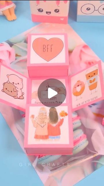 Cute Bff Diy Gifts, Quick Gift Ideas For Friends, Best Friend Paper Crafts, Diy Gift Ideas For Best Friend Creative, Bestie Birthday Gifts Ideas Bff, Diy Gifts For Best Friend Christmas, Cute Bff Gifts Diy, Diy Bestie Crafts, Diy Gifts For Bestie Birthday Ideas