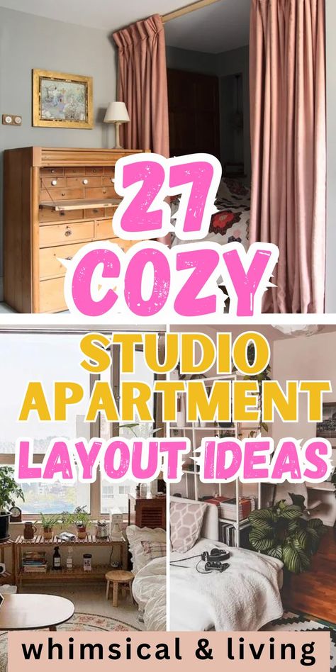 studio apartment layout Small Living Room Remodel, Studio Apartment Tiny, Modern Home Trends, Chic Studio Apartment, Apartment Layout Ideas, Small Apartment Studio, Studio Apartment Decor Ideas, Tiny Apartment Ideas, Small Apartment Layout