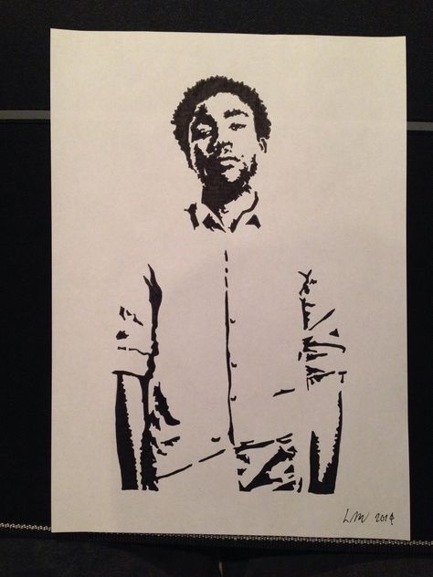 Childish Gambino, Black pigment ink, A3 Childish Gambino Artwork, Childish Gambino Drawing, Ski Helmet, Bear Drawing, Donald Glover, Childish Gambino, Black Pigment, Art Portfolio, Pigment Ink