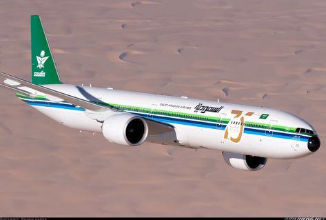 Arabia Airlines, Boeing 777 300, Saudi Arabia Flag, Korean Air, Air Photo, Boeing 777, المملكة العربية السعودية, Civil Aviation, Qatar Airways