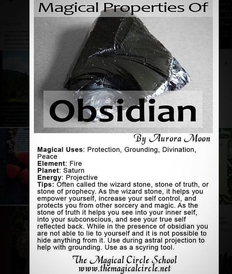 MtnWitch on Instagram: “CRYSTALS FOR series... OBSIDIAN. just the single mention tonight instead of a grouping as this is to announce that @wyldlavender is the…” Magical Circle, Crystals Meanings, Black Obsidian Crystal, Obsidian Crystal, Crystal Power, Crystals Healing Properties, Gemstone Meanings, Crystal Therapy, Crystal Healing Stones