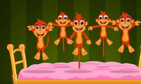 Monkeys Jumping On The Bed, Jumping On The Bed, Monkey Jump, Five Little Monkeys, Mouse Wallpaper, Mickey Mouse Wallpaper, Mickey Mouse Club, Little Monkeys, Monkeys