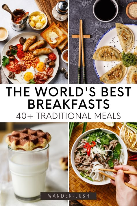 Breakfast around the world | Breakfast culture | Breakfast traditions | Food culture | Breakfast inspiration | Breakfast ideas | Food travel | Foodie travel | Nourishing traditions breakfast | Breakfast culture around the world | Different culture breakfast Breakfast Sampler Ideas, Odd Breakfast Ideas, Nice Breakfast Ideas Mornings, Breakfast All Around The World, Breakfast For Those Who Dont Like Breakfast, Traditional Breakfast Around The World, Epic Breakfast Ideas, Non American Breakfast, Breakfast Ideas Creative