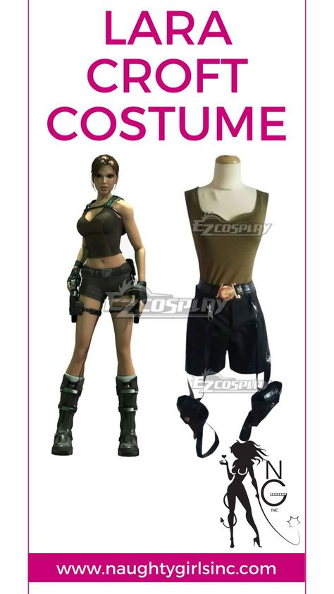 Details Series: Tomb Raider Characters: Lara Croft Catagory: Cosplay Costume Material: Polyester Pieces: 1 Package Includes: Top, Short, Belt, Gun bag*2, Leg strap*4 #laracroftcostume #laracroftcostumehalloween #laracroftcostumewomen #laracrofthalloweencostumewomen #naughtygirlsinc Lana Croft Costume, Lara Croft, Tomb Raider, Halloween Costumes Women, Costumes For Women, Halloween Outfits, Cosplay Costume, Halloween Party, Collage