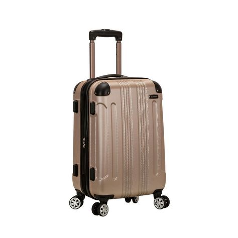 Expandable Sonic 20 in. Hardside Spinner Carry On Luggage, Champagne (Beige) Carry On Bag Size, Rockland Luggage, Lightweight Luggage, Checked Luggage, Spinner Suitcase, Spinner Luggage, Carry On Suitcase, Luggage Sets, Carry On Luggage