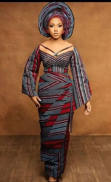 Aso Oke Dress Styles, Aso Oke Dress, Iro And Buba Styles, Buba Styles, Dress Styles For Ladies, Iro And Buba, Yoruba Bride, African Traditional Wedding Dress, Ankara Long Gown Styles