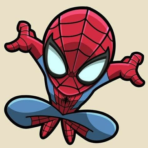 14. Chibi Spiderman, Iron Man Cartoon, Spiderman Tattoo, Tattoo Line Art, Chibi Marvel, Baby Spiderman, Spiderman Cartoon, Spiderman Drawing, Marvel Cartoons