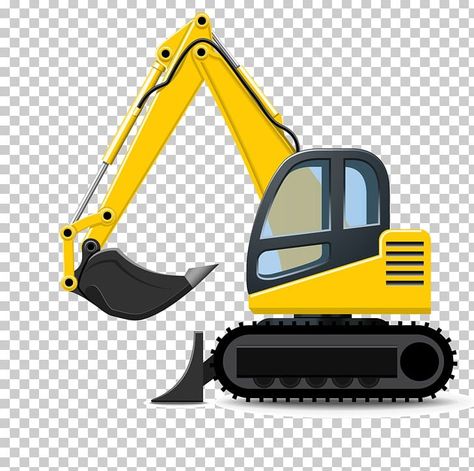 Backhoe Cake Topper Printable, Excavator Cartoon, Blippi Png, Construction Theme Cake, Construction Cake, Architectural Engineering, Car Themed Parties, Birthday Cake Topper Printable, Backhoe Loader