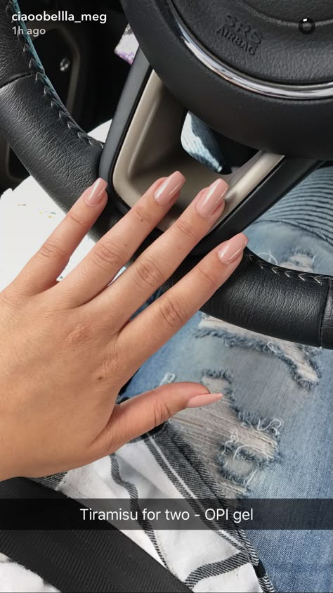 OPI Tiramisu for Two Tiramisu For Two Opi, Opi Tiramisu For Two, Tiramisu For Two, Short Nails Art, Her Nails, Trim Nails, Acrylic Nails Coffin, Gel Nail Designs, Prom Nails