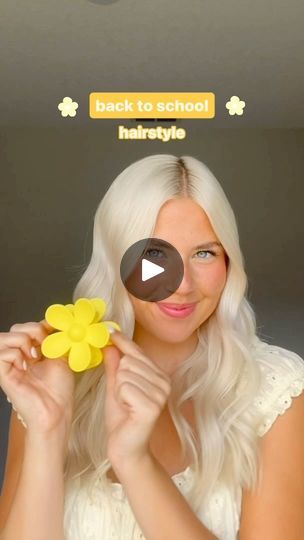 153K views · 18K reactions | easy back to school hairstyle!!✨🎀💛 one of my fav claw clip hacks!!🥰 flower clips are linked in my amazon!!! 
•
•
•
•
•
•
•
•
•
•
#hairstyle #school #backtoschool #easyhairstyles #schoolhairstyles #hairinspo #clawclip | taylor pfeffer | Sabrina Carpenter · Espresso Claw Clip Hacks, Clip Hacks, Claw Clip Flower, Back To School Hairstyle, Cute Hairstyles For School, Girls Hairstyles Easy, Easy Hair Updos, Clip Hairstyles, Cute Hairstyles For Medium Hair