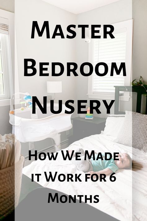 The first 6 months having newborn baby in master bedroom & nursery together Glamorous Living Room Decor, Nursery Set Up, Shared Nursery, Glamorous Living Room, Nursery Nook, Small Space Nursery, Glamorous Living, Parents Bedroom, Newborn Room