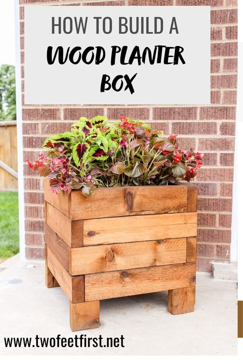 Tall Planter Boxes, Step Building, Square Planter Boxes, Diy Wood Planters, Planter Box Plans, Billy B, Cedar Planter Box, Cedar Planters, Diy Planter Box