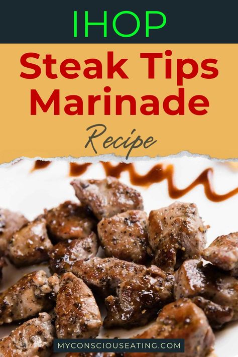 Steak tips with a sprinkle of herbs Steak Tip Marinade Recipes, Top Sirloin Steak Marinade, Steak Tips Marinade, Ihop Sirloin Tips Recipe, Ihop Steak Tips Recipe, Steak Tip Marinade, Steak Tips Recipe, Dips Recipes, Steak Marinade Recipes