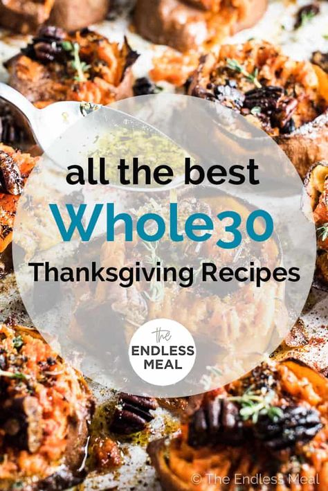 SAVE FOR LATER! Just in time for the holiday season, The 15 Best Whole30 Thanksgiving Recipes are super delicious recipes that wow your guests but are still healthy! #theendlessmeal #whole30 #thanksgiving #roundup #paleo #glutenfree #whole30recipes #thanksgivingrecipes Whole 30 Thanksgiving, Whole30 Thanksgiving, Paleo Thanksgiving, Lexi's Clean Kitchen, Nom Nom Paleo, Healthy Thanksgiving, Healthy Food Blogs, Healthy Holidays, Paleo Whole 30