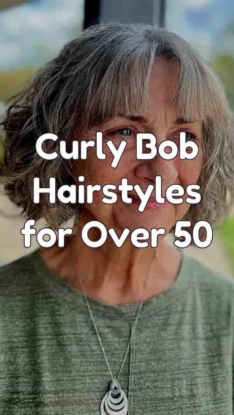 17 Sassy Curly Bob Hairstyles for Over 50 Short Haircuts For Curly Hair Over 50, Hairstyles For Short Wavy Hair Over 50, Short Gray Hairstyles Over 60 Curly, Short Hairstyles For Women Over 60 With Wavy Hair, Short Hairstyles For Women Over 50 Curly, Short Stacked Bob Haircut Over 50 Curly Hair, Layered Bob For Gray Hair, Wavy Stacked Bob Hairstyles, Hair Cut For 50 Year Old Women Over 50 Curly