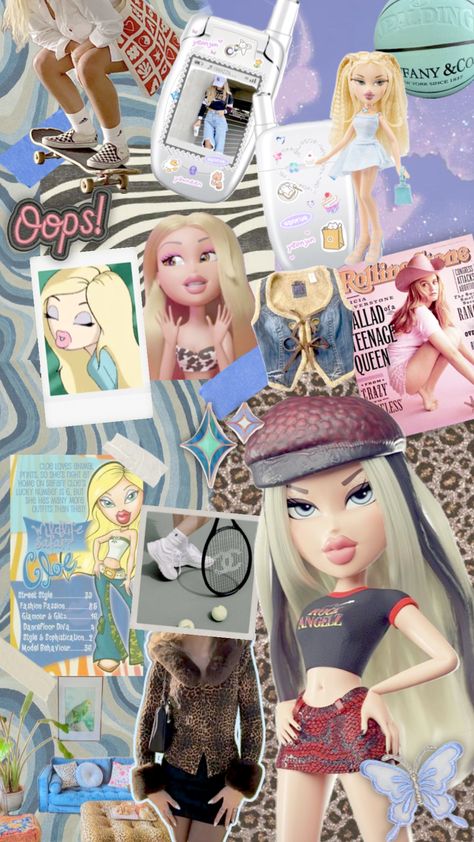 #cloe #bratz #bratzcloe Bratz Dolls Aesthetic Chloe, Cloe Bratz Aesthetic, Bratz Cloe Aesthetic, Cloe Bratz, Collage Items, Bratz Cloe, Bratz Characters, Bratz Girls, Bratz Inspired Outfits