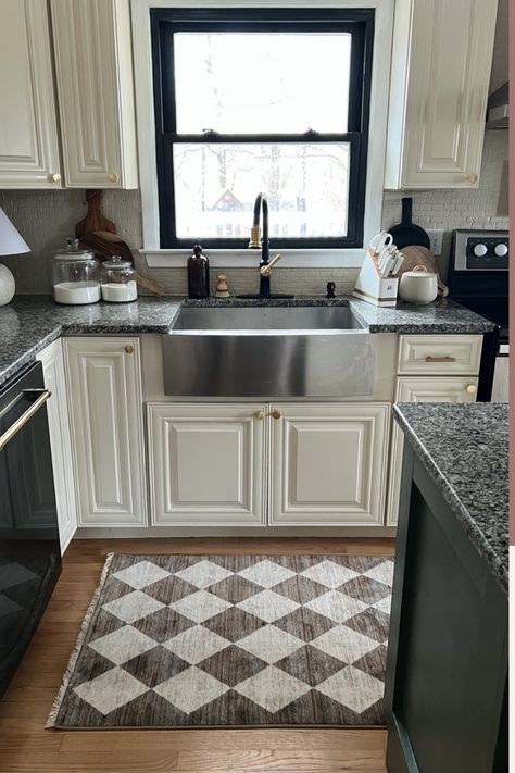 Beige Vanni Checkered Fringed Area … curated on LTK Checkered Rug In Kitchen, Checkered Rug Kitchen, Neutral Checkered Rug Living Room, Checkered Kitchen Rug, Tan And Brown Checkered Rug, Checkered Rug, Kitchen Runner, Rug Kitchen, Florida Home