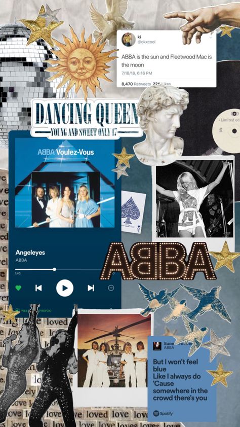 Music, good music, abba, mamma mia, dancing queen, greece, party, aesthetic Dancing Queen Aesthetic, Mamma Mia Dancing Queen, Mamma Mia Dancing, Abba Aesthetic, Abba Mamma Mia, Mia Core, Greece Party, Bff Friends, 17th Birthday Ideas