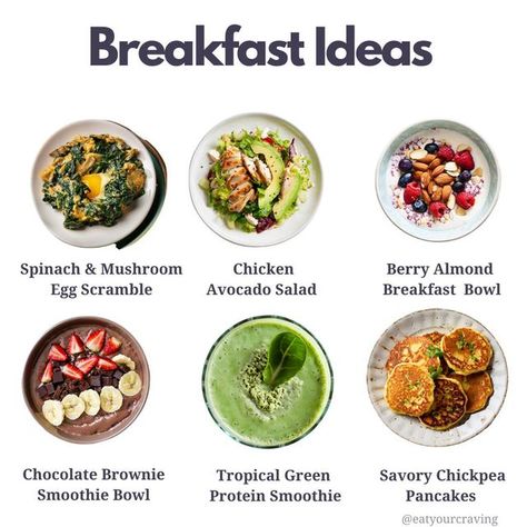 Laura Weisberg | 📍Fort Lee , New Jersey Dietitian on Instagram: "🌞 Start your day off right with these easy breakfast ideas! Whether you're looking for something quick and simple or a more elaborate meal, I've got you covered. From smoothie bowls to egg scramble, there's something for everyone. Get creative and enjoy your morning! #onlinedietitian #newjerseywellness #recipesharing #registereddietitian #nutritionadvice #registereddietitiannutritionist #healthyrecipeshare #recipesforyou #dietiti Breakfast Essentials Recipes, Single Serve Breakfast, Energy Breakfast, Healthy Eating Guide, Egg Scramble, Breakfast Essentials, Big Family Meals, Protein Rich Breakfast, Easy Breakfast Ideas