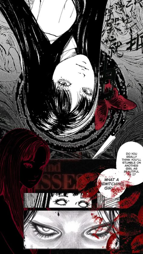 Come on! What's so precious about a monster ? #junjiito #junjiitowallpaper #tomie #manga Junji Ito Art Wallpaper, Tomie Wallpapers Aesthetic, Tomie Wallpapers, Tomie Manga, Junji Ito Horror, Junji Ito Art, Tomie Junji Ito, Ito Junji, Junji Ito Collection