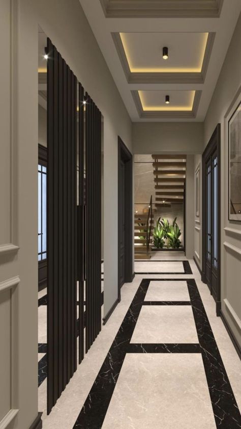 Corridors Design Home, Luxury Ceiling Design, Italian Mafia, New Ceiling Design, Lobby Interior Design, Corridor Design, Interior Ceiling Design, Pop Ceiling Design, Interior Design Your Home