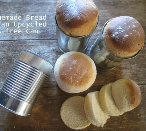 Homemade Bread in a Can Bread In A Can, Recipe Pictures, Skillet Bread, Homemade Baked Bread, Bake Bread, Camp Food, Food Bread, Breads And Rolls, Camping Recipes