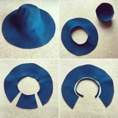 Tutorial: 1940s felt hat reproduction, part one : labricoleuse — LiveJournal Diy Tea Party, 1940s Hats, Sewing Hats, Happy Hat, Hat Tutorial, Hat Patterns To Sew, Hat Decoration, Diy Hat, Doll Hat