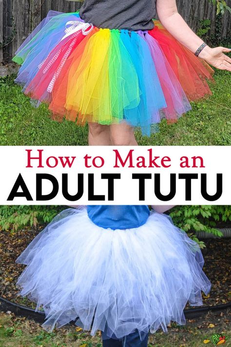 How To Make Tutu Skirt For Adults, How To Make A Tutu, How To Make A Tutu Skirt, Diy Tutu Skirt Women, Diy Tutu Adult, Sugar Plum Fairy Costume, Diy Christmas Costumes, Tutu For Women, Homemade Tutu