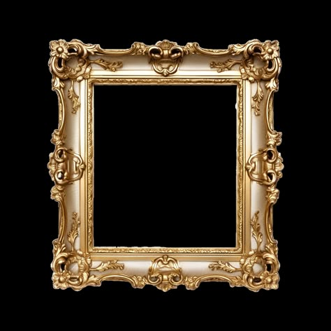 Vintage Frame Printable, Picture Frame Png Aesthetic, Golden Frame Aesthetic, Png Frame Aesthetic, Picture Frame Aesthetic, Frame Png Aesthetic, Photo Frame Aesthetic, Photo Frame Illustration, Frame Edit Aesthetic