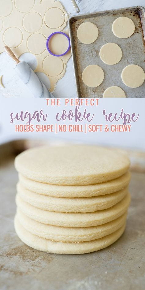 Sugar Cookie Recipe No Chill, Bbq Dessert, Cooking With Karli, Perfect Sugar Cookies, Sugar Cookie Recipe Easy, Best Sugar Cookie Recipe, Torte Cupcake, Chill Time, Cookie Cakes