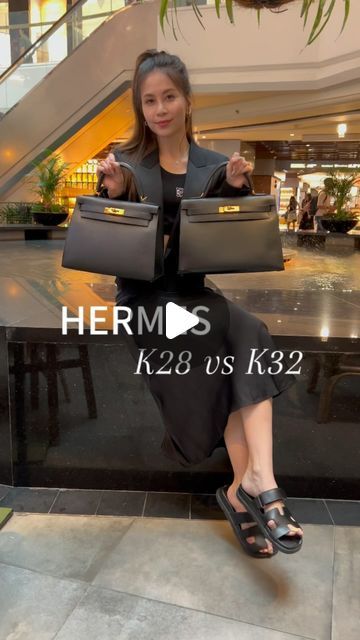 Regina Chow on Instagram: "Quick comparison of Hermes Kelly Sellier 28 vs 32 - which size do you prefer? The K28 is in a very structured Epsom leather whereas the 32 is in a buttery Box leather, commonly used in vintage Hermes bags but pretty rare amongst new bags today.

I love spacious bags. To be honest, both sizes are very functional and perfect for all occasions. For this reason, I personally prefer these sizes to the K25 & Mini Kelly - although I wouldn’t say no to a Mini Kelly in a classic colour 🤣

Did you know that before Grace Kelly made the Kelly famous, the bag used to be named Sac à Dépêches? John F. Kennedy was said to carry a large size as a briefcase for his documents 😮

#hermesbag #hermesk28 #hermesk32 #hermesepsom #hermesbox #hermeskelly #luxury #styleinspiration #style Hermes Kelly 25 Outfit, Vintage Hermes Bag, Hermes Kelly Sellier, Hermes Kelly 32, Hermes Kelly 25, Kelly Sellier, Mini Kelly, New Bags, Hermes Box