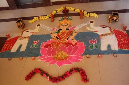 9 Best Handmade Rangoli Designs and Patterns New Year Rangoli Easy, Rangoli Happy New Year, Rangoli Designs For Navratri, Rangoli Design For New Year, Rangoli Designs For New Year, Rangoli For New Year, Simple Rangoli Designs Easy, God Rangoli, Handmade Rangoli