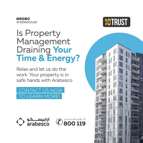 Spend Less Time Managing and More Time Living Leave property management to Arabesco Real Estate Best Property Management Company in UAE Find more about our services now: https://arabesco.ae 📞 +971547313709 📩 info@arabesco.ae 🌐 www.arabesco.ae . . . (Arabesco, 10YearsStrong, Real Estate, Property Management, Abu Dhabi, Investment) #Arabesco #10YearsStrong #RealEstate #arabescorealestate Property Management Company, Social Media Advertising Design, Commercial Complex, Residential Construction, Real Estate Property, Tourist Information, Real Estate Development, Retail Space, Our Services