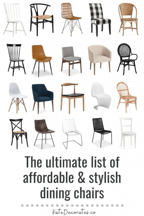 40 Affordable Dining Chairs Around $100 Affordable Dining Chairs, Ikea Dining Chair, Dinner Chair, Big Chair, Ikea Chair, Big Kitchen, White Dining Chairs, White Chair, Every Color