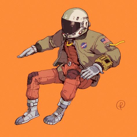 "DEIMOS" by Fernando Correa Old Drawings, Astronaut Suit, Wal Art, Astronaut Art, 캐릭터 드로잉, Cyberpunk Art, 영감을 주는 캐릭터, Art Reference Photos, Space Art