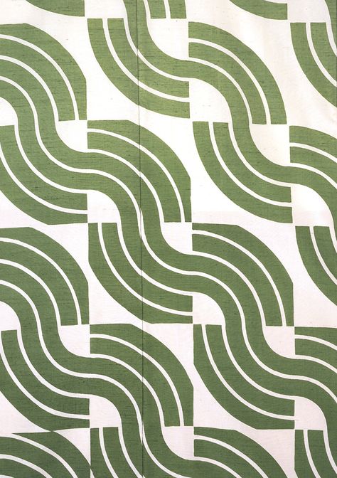 Square Tile Patterns, Green Waves, Japanese Quilts, Japanese Clothing, Artwork Ideas, Green Wave, Motif Vintage, Pattern Texture, Japanese Textiles